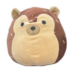 Squishmallows Hans Hedgehog Brown Beige Soft Plush Toy 8” Kellytoy Stuffed 2017